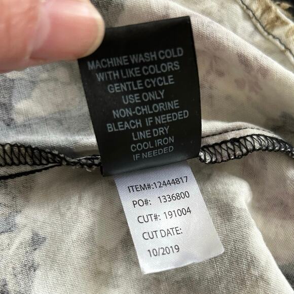 Torrid Top Blouse Whimsigoth Fairy Grunge Office Short Sleeve Women Black Sz 1X - Picture 8 of 8